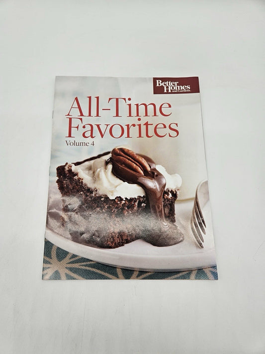 Better Homes & Gardens All-Time Favorites Cookbook Vol. 4 Desserts Recipes