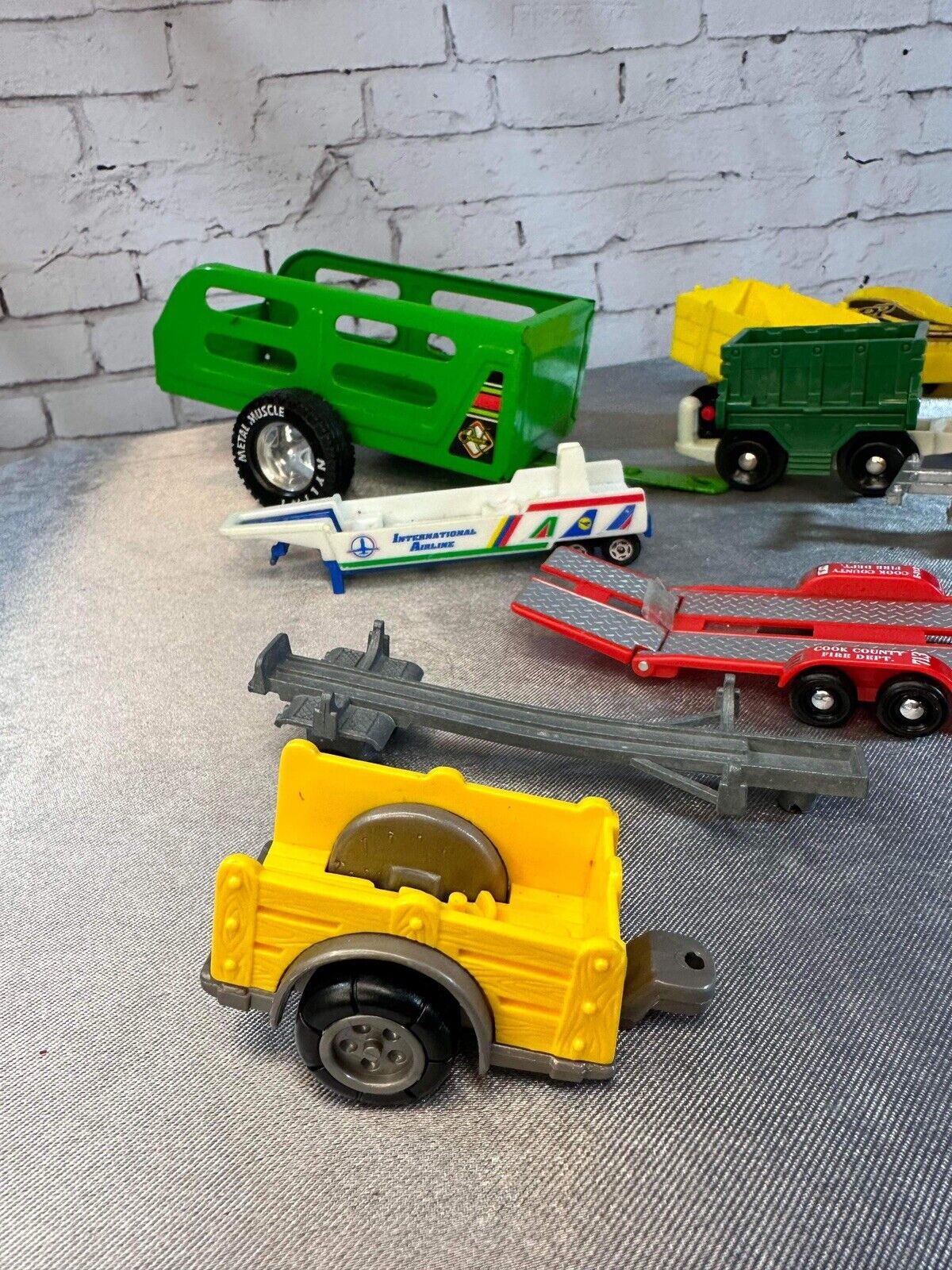 Lot Of Vintage Toy Trailers
