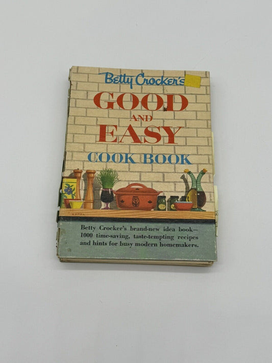 Betty Crocker Good & Easy Cook Book 1st Ed. 1st Printing 1954 VBK