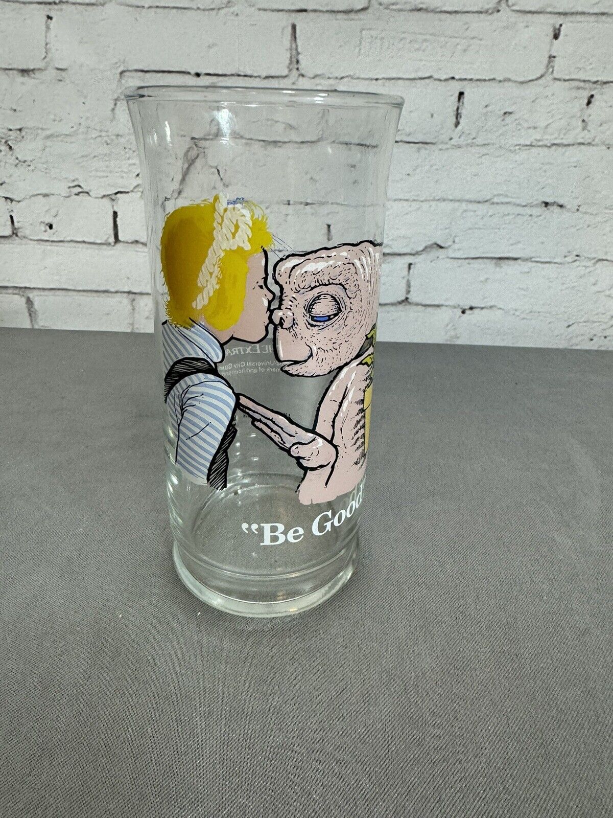 E.T. the Extra Terrestrial glass BE GOOD Pizza Hut 1982