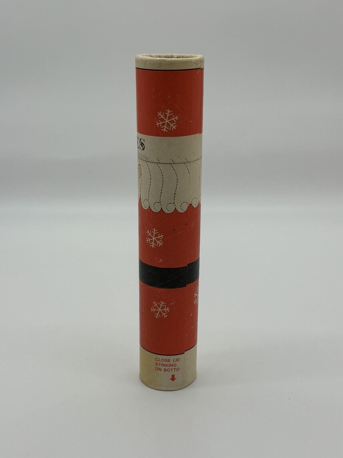 Vintage 1960's SANTA CLAUS match holder tube Christmas Figures by Kurt Adler