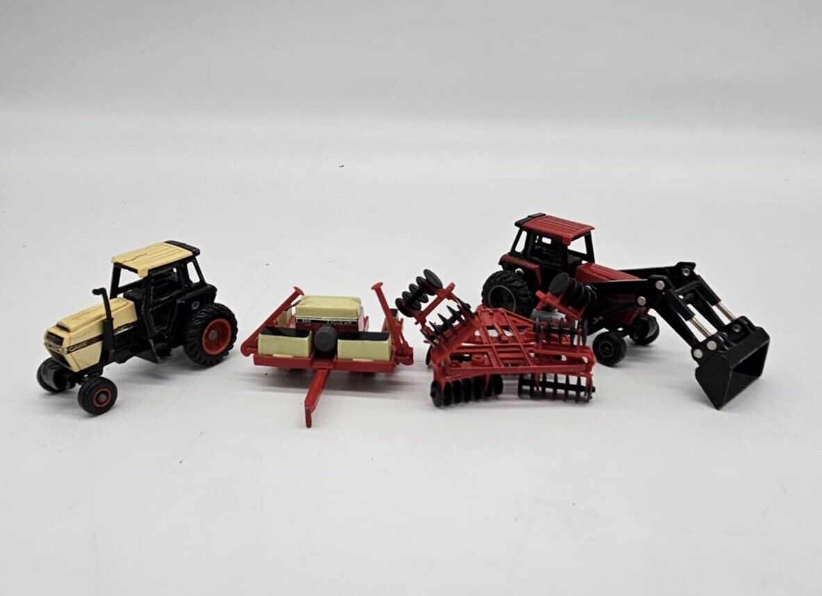 Vintage CASE International & New Holland  Model Toy Farming Equipment