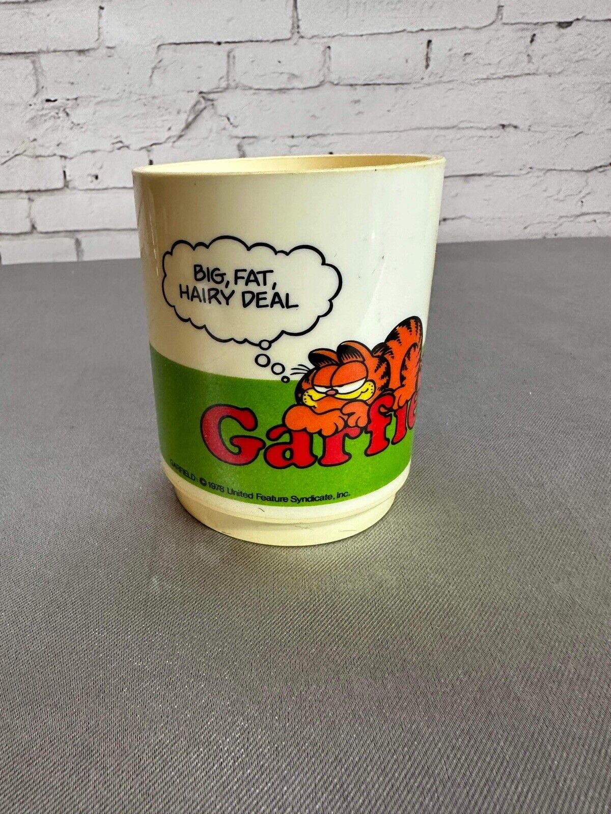 VINTAGE 1978 DEKA GARFIELD HAVE A NICE DAY CUP/GARFIELD JIM DAVIS