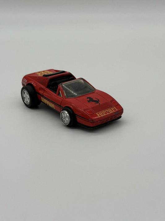 Vintage Hot Wheels Mattel Ferrari Red Fast 1986 Diecast Small Race Toy Car 006