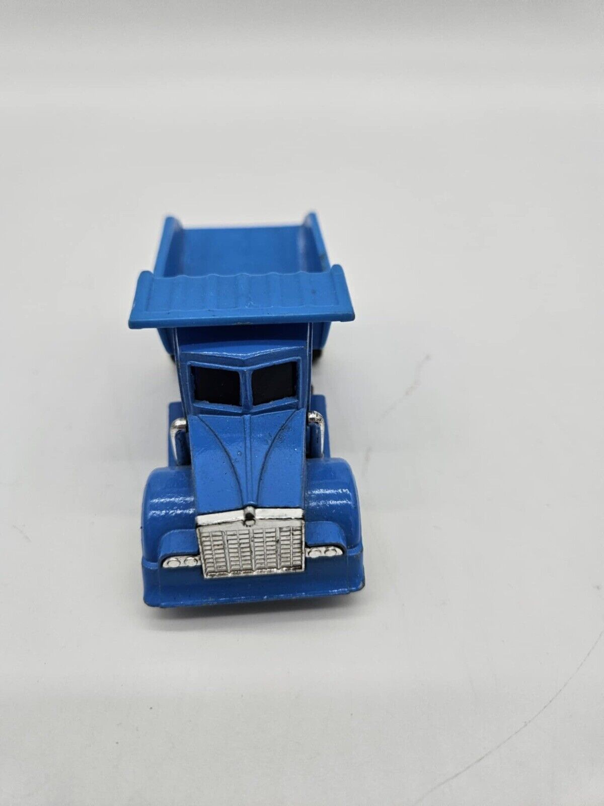 Blue Diecast Toy Dump Truck - Unknown Brand
