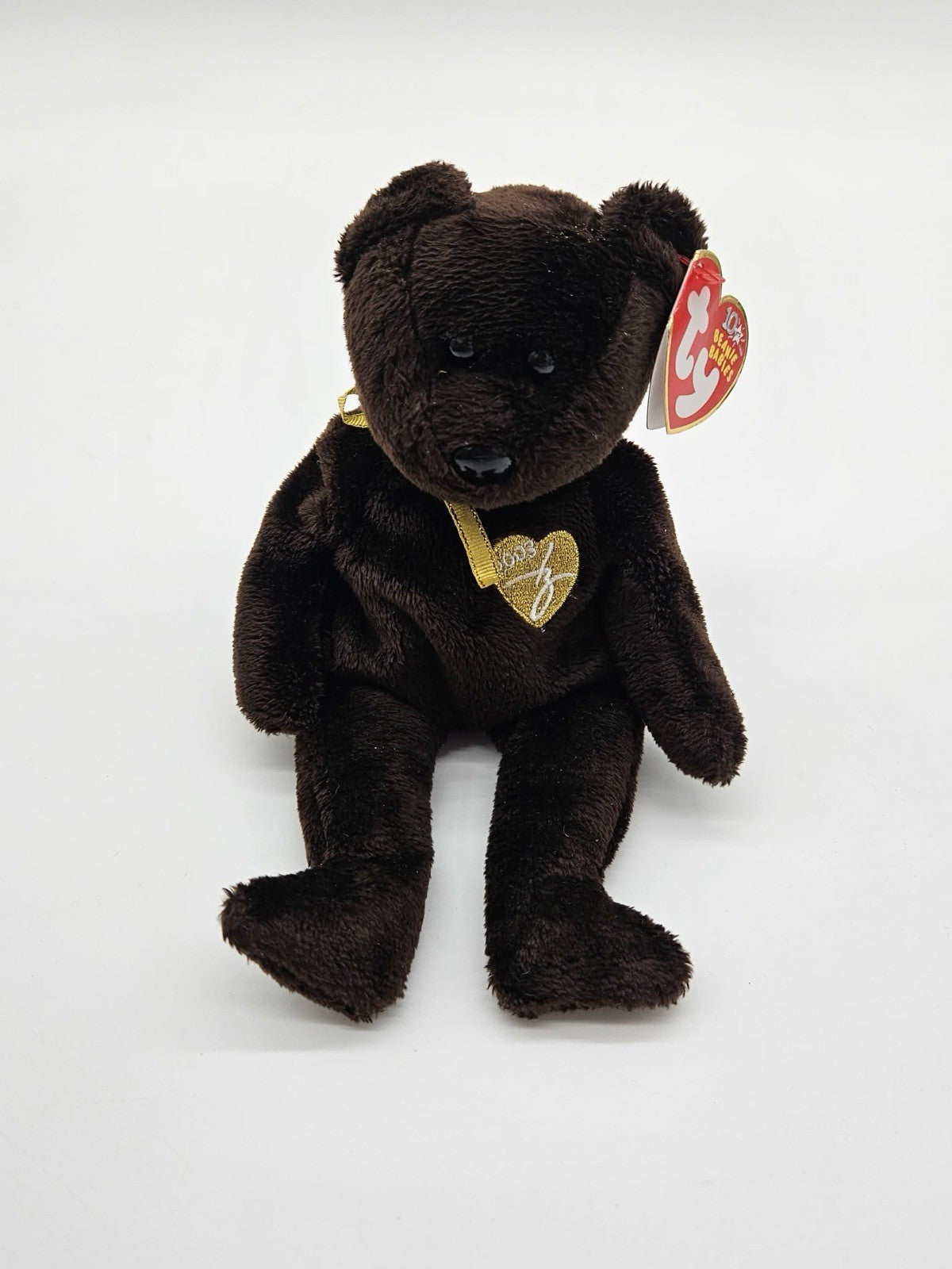 TY Beanie Baby - 2003 SIGNATURE BEAR (8.5 inch) - MWMTs Stuffed Animal Toy