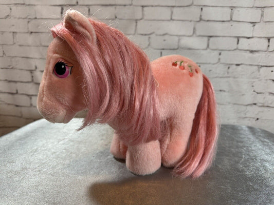 1984 Hasbro Softies My Little Pony Plush Stuffed Cherries Jubilee Vintage