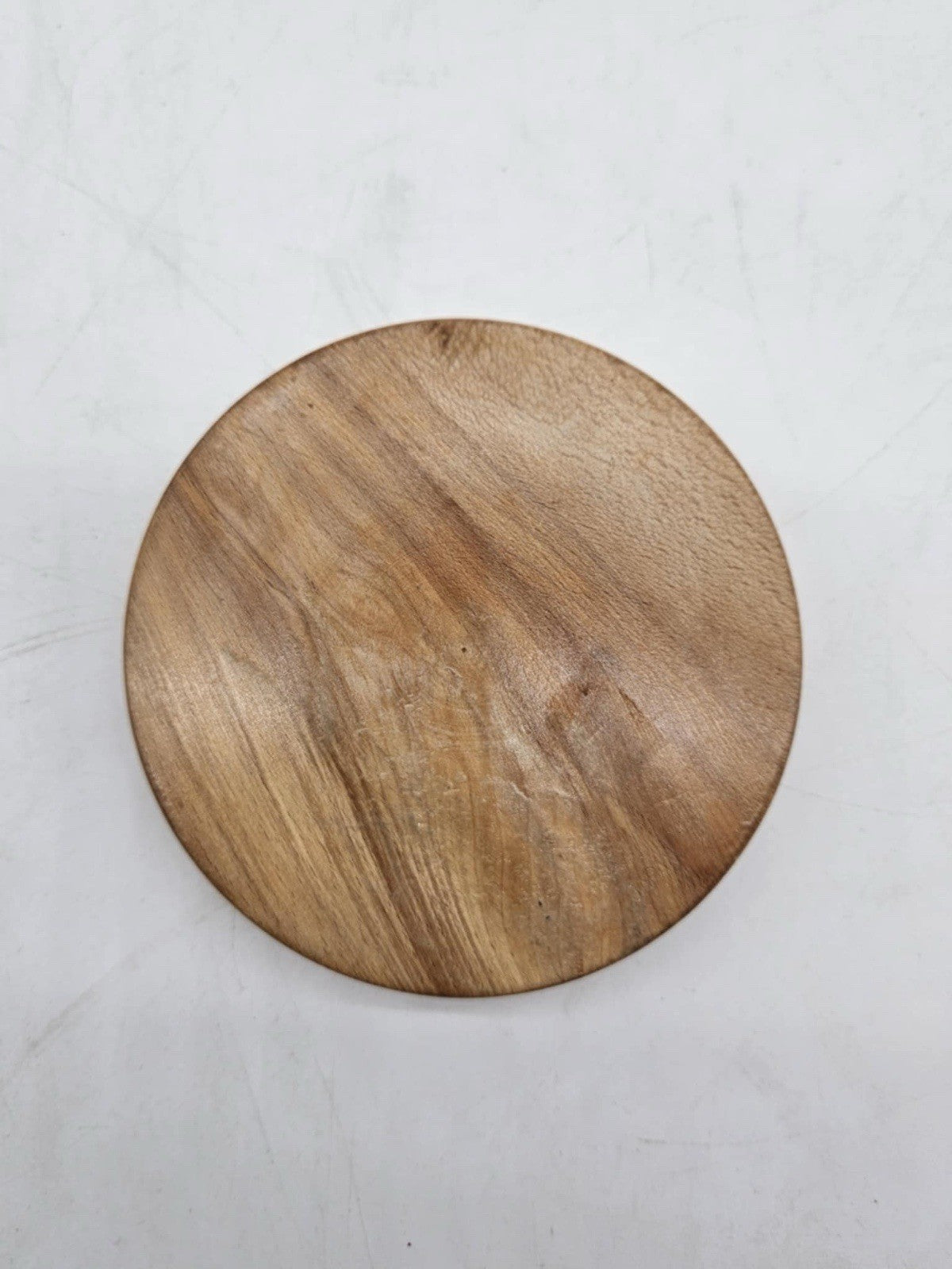 Vintage 50s 60s MCM Cragstan Hand Painted Roosters Wood Hamburger Press Japan