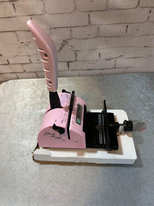 Zutter Bind It All Binding System 2.0 Pink Coil Wire Crafts Scrapbooking Writing