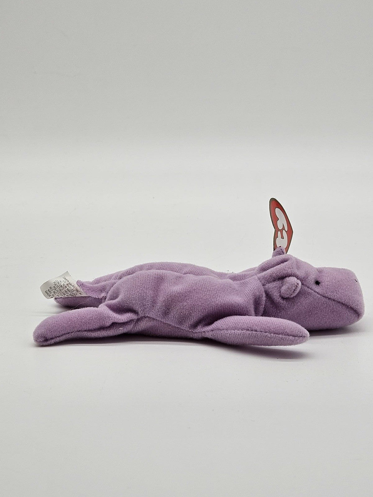 Ty Beanie Baby Happy the Hippopotamus - Lavender