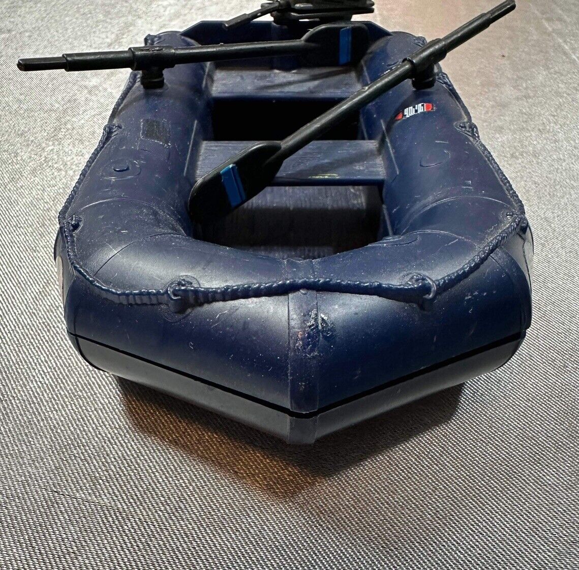 VTG 1985 Hasbro GI Joe Cobra Night Landing Boat raft toy VTY FNF