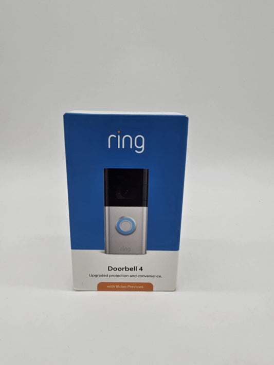 Ring Video Doorbell 4 Smart Wi-Fi Video Doorbell Wired/Battery Operated -SEALED