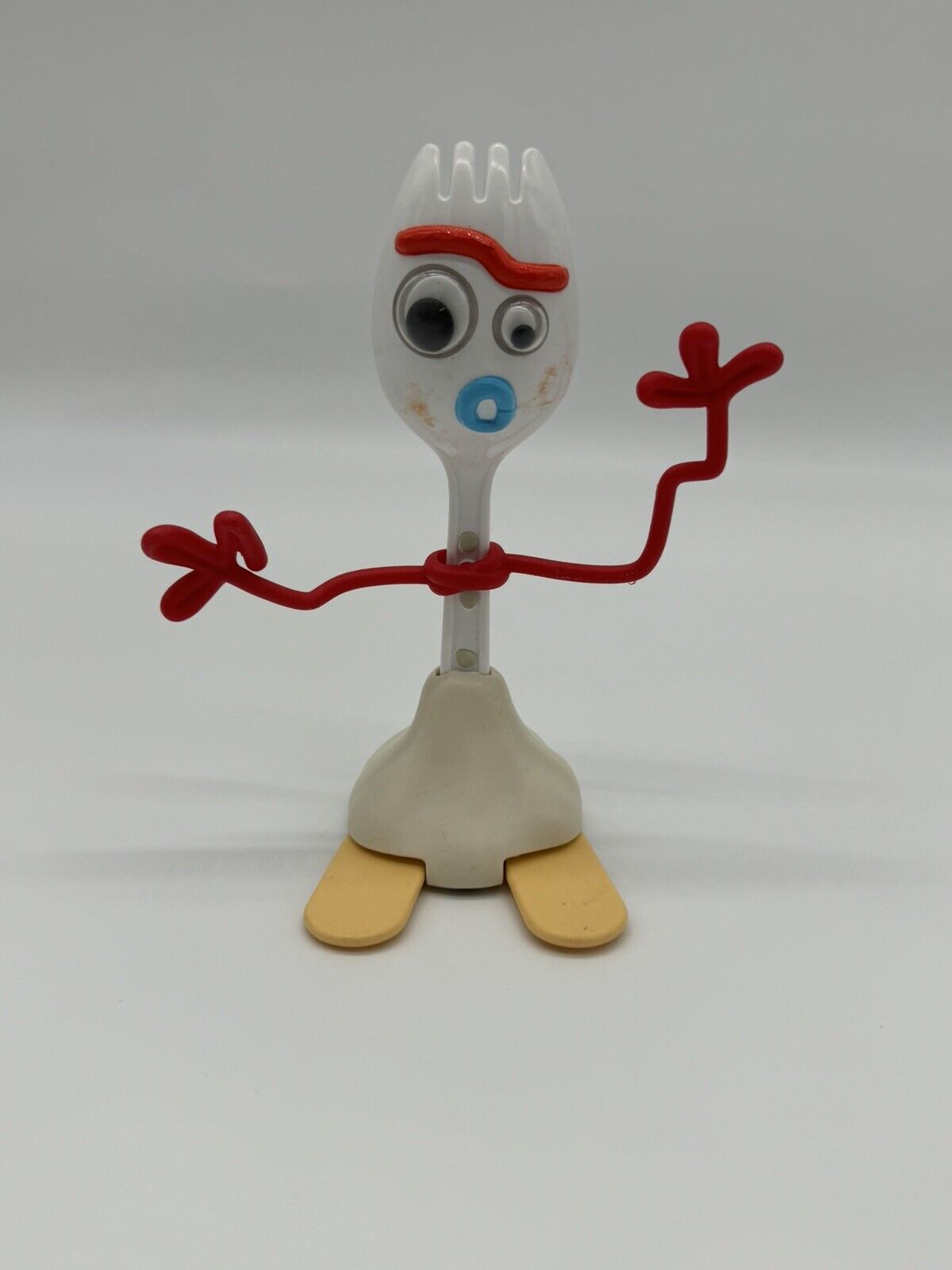 Disney Pixar Thinkway Collectible Toy Story Forky Pull Back Toy