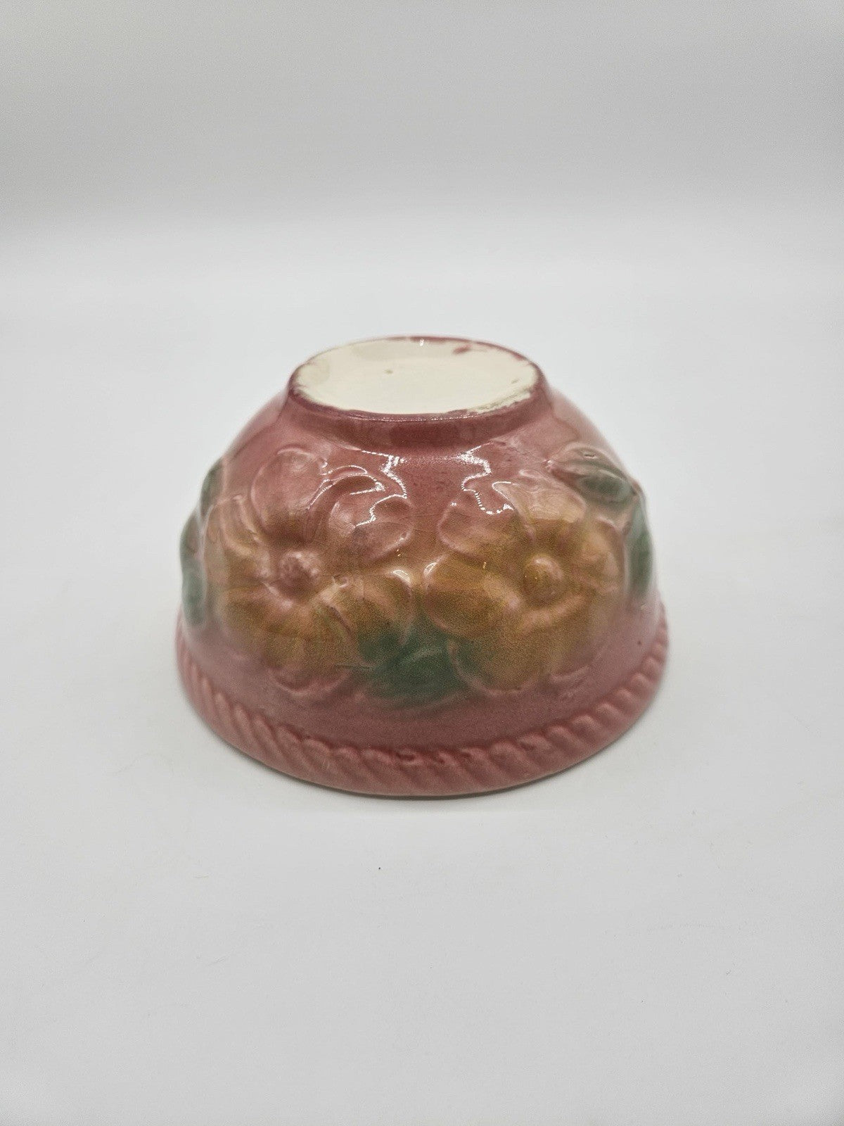 Vintage Hull Pink Mixing Bowl Sunglow Sun Glow