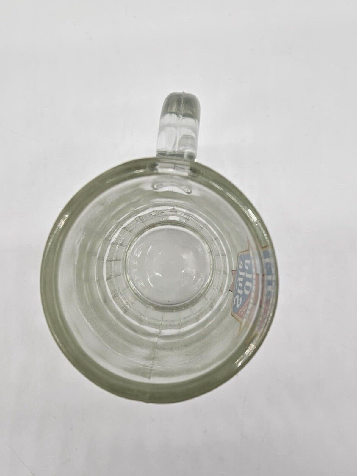 Vintage OLD STYLE Heilemans Pure Genuine Heavy Glass Beer Mug