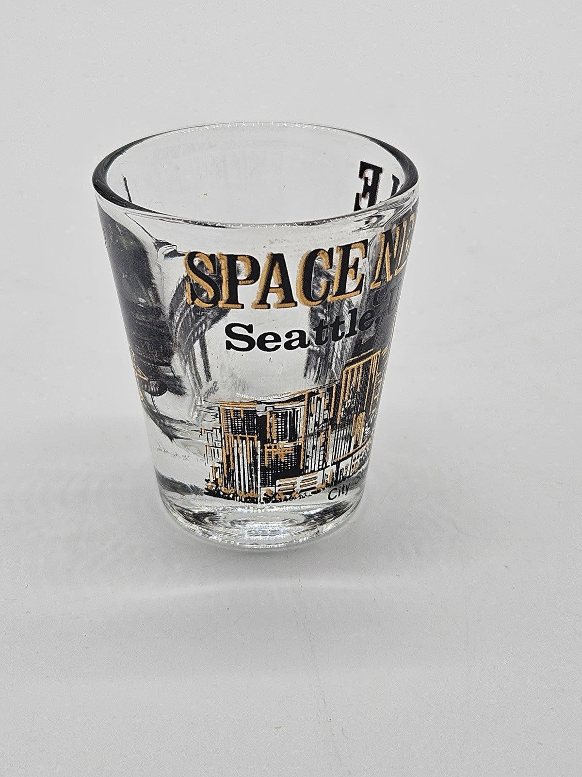 Seattle Space Needle City Skyline Souvenir Shot Glass