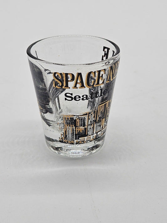 Seattle Space Needle City Skyline Souvenir Shot Glass
