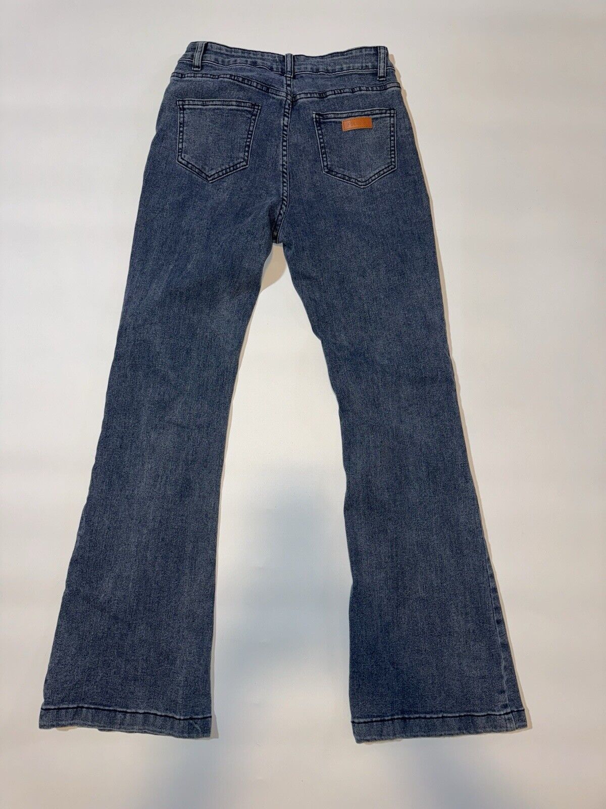 Vintage 90s Denim Blue Fulunzi FLARE Jeans Sz M