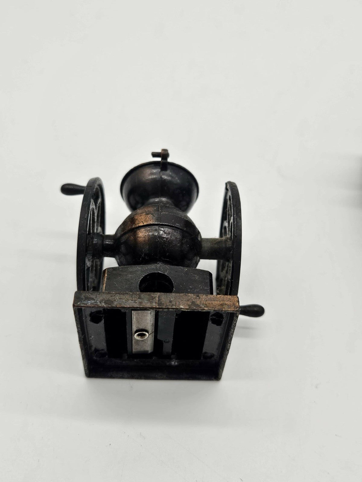 Vintage Mini Cast Iron Coffee Grinder Mill Pencil Sharpener Dollhouse