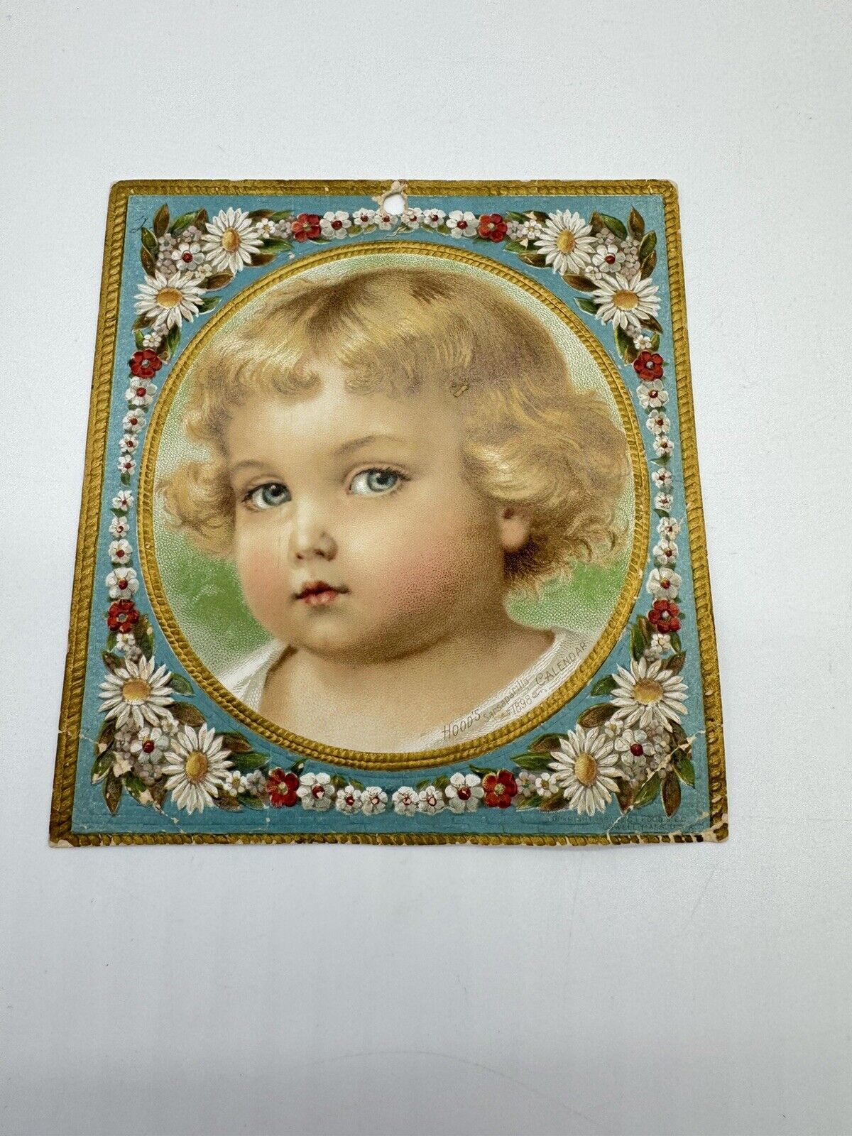 Antique 1898 Hood's Sarsaparilla Advertising Calendar VTG