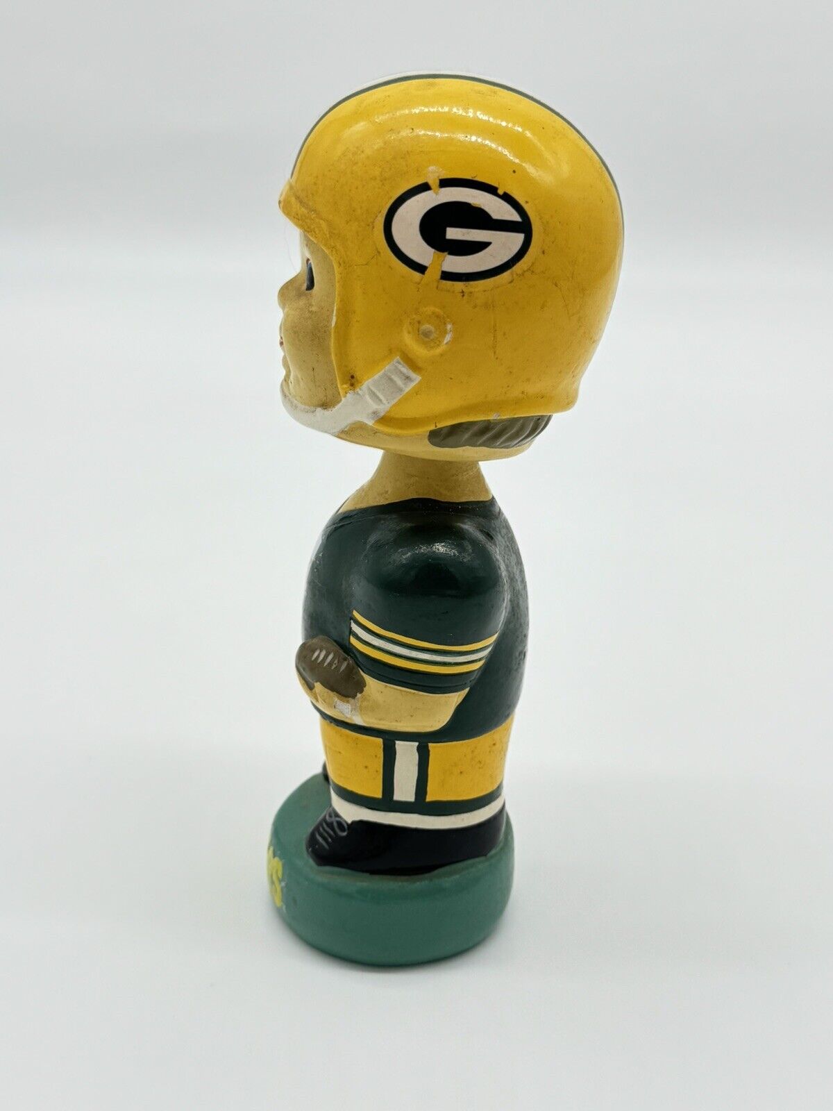 GREEN BAY PACKERS BOBBLEHEAD VINTAGE STYLE - GOOD CONDITION