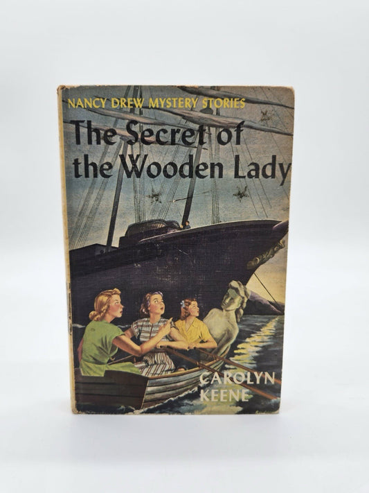 Nancy Drew The Secret of the Wooden Lady Carolyn Keene HC 1950 1962 Blue pp #27