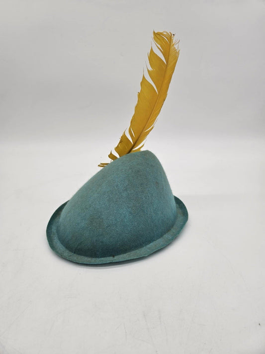 VTG Alpine w/ Feather Hat, Oktoberfest, Robin Hood, Santa’s Elf - Blue/Yellow