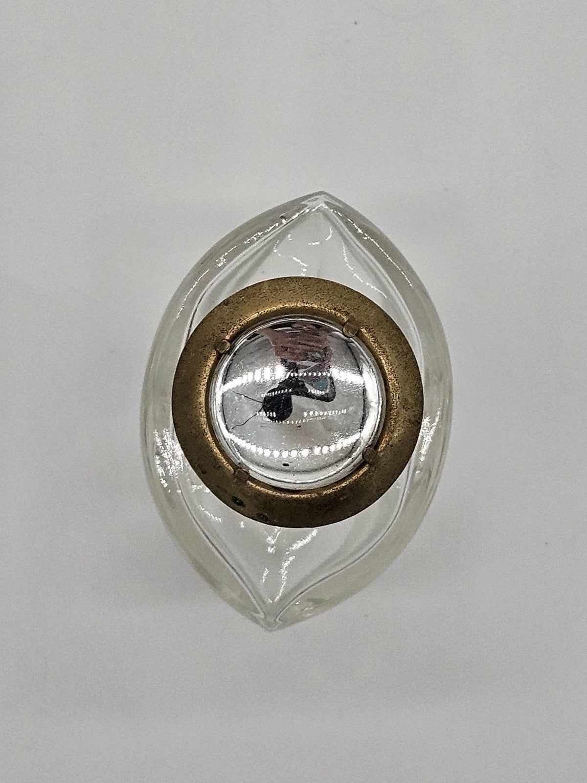Art Deco Clear Crystal/Decorative Glass Antique Perfume Bottle