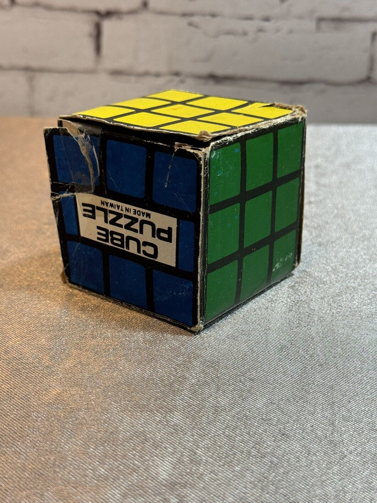Vintage 1981 Rubiks Cube Puzzle Chadwick Miller #95205 With Original Box