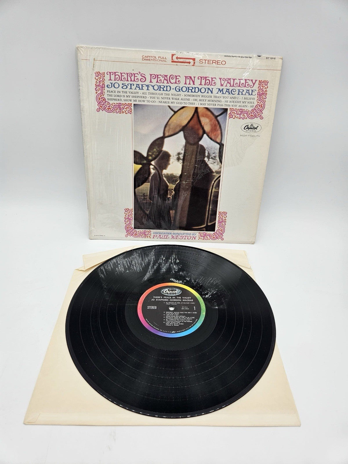 Jo Stafford Gordon MacRae There's Peace In The Valley Record Vinyl 12" LP ST1916