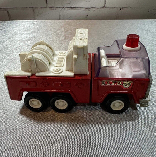 Vintage Buddy L Fire Truck Red 5.25” Long VTY 002