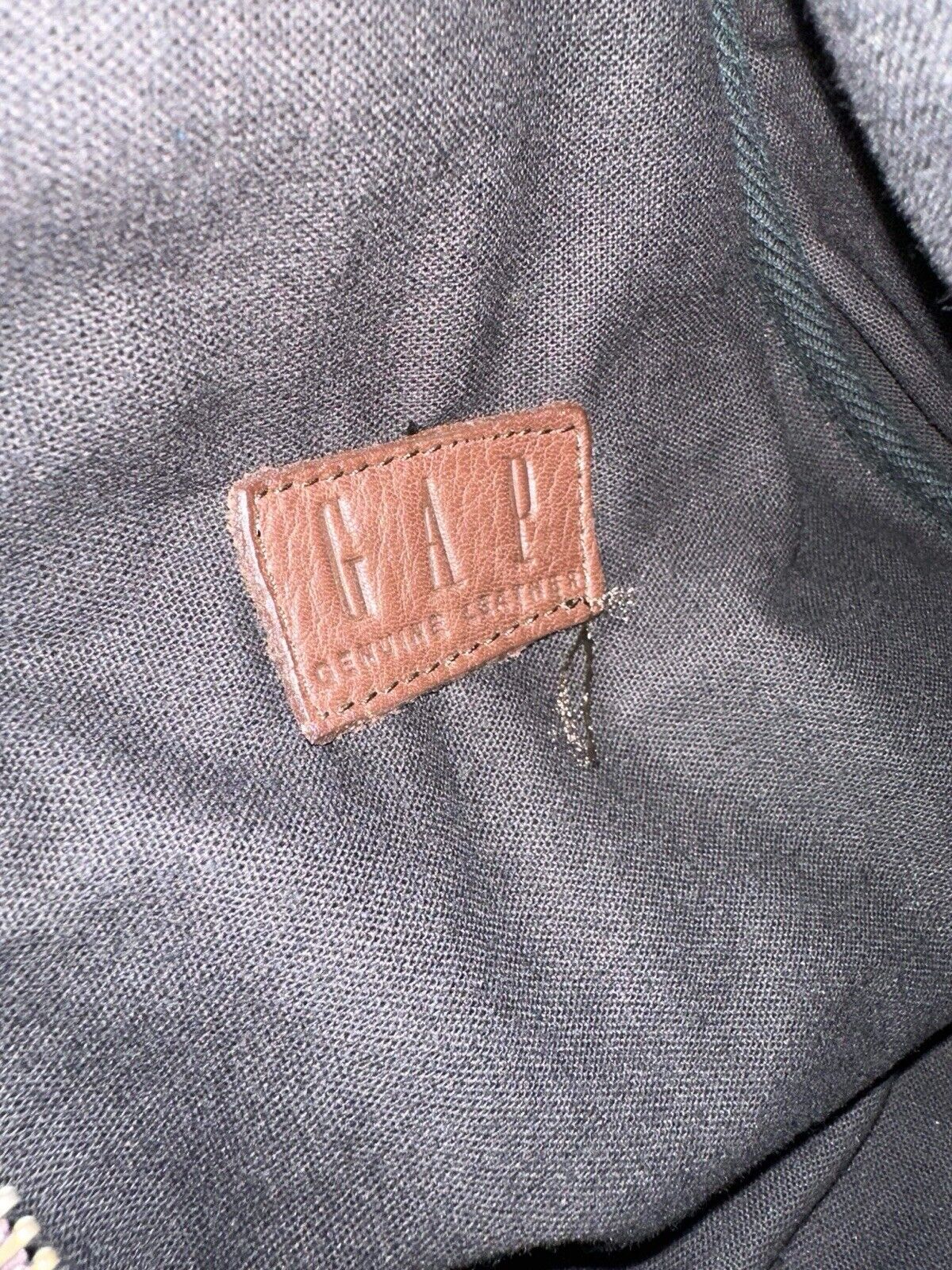 Vintage Gap Dark Chocolate Brown Genuine Leather Backpack 1990s JWL