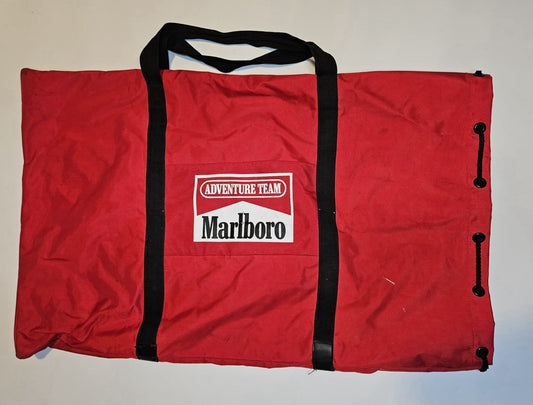 Vintage Marlboro Adventure Team Drawstring Duffle Bag 36" X 23” Jumbo Carry All
