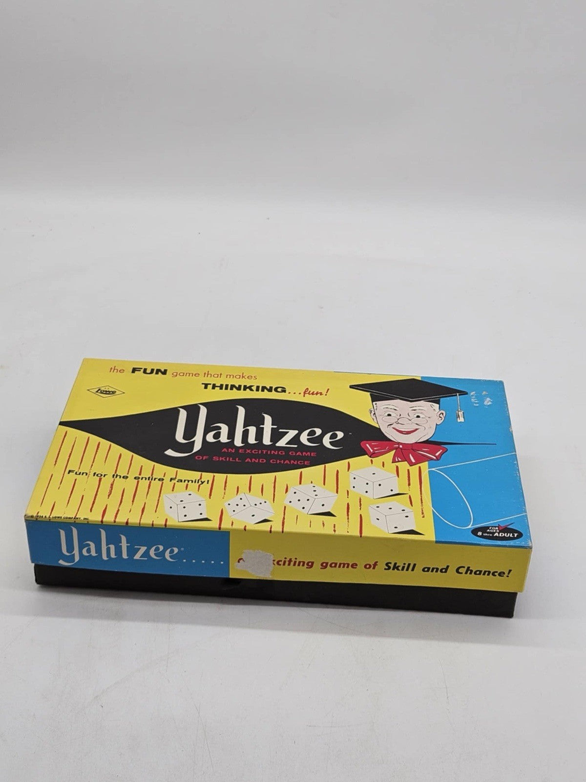 Vintage Yahtzee Game 1956, 1960 The Greeting Company Complete
