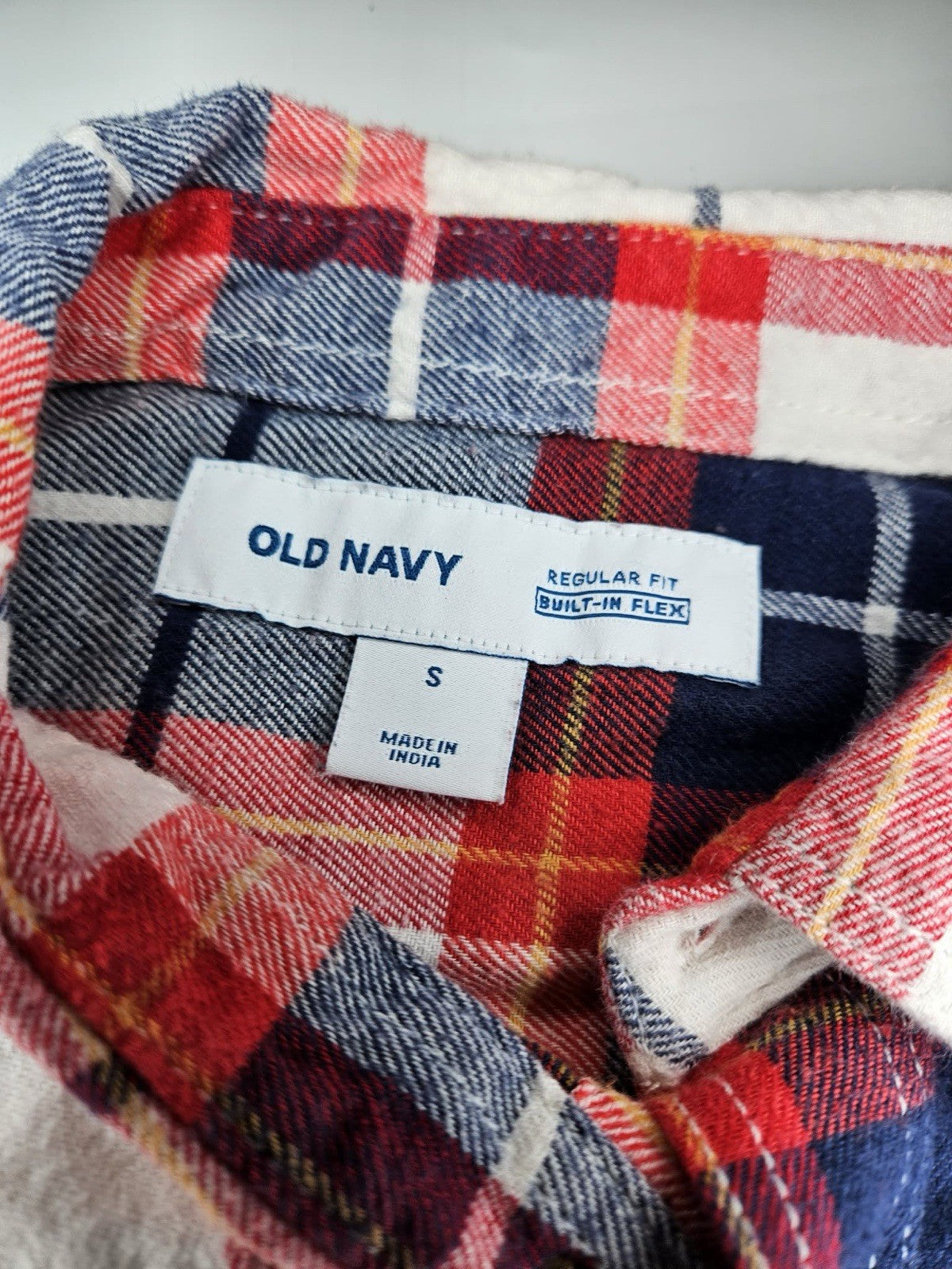 Title: Old Navy Women’s Plaid Flannel Button Front Shirt Size S Regular Fit