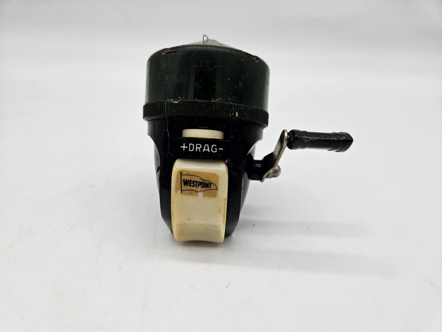 VINTAGE JOHNSON SKIPPER 125 SPIN-CAST FISHING REEL USA * WORKS