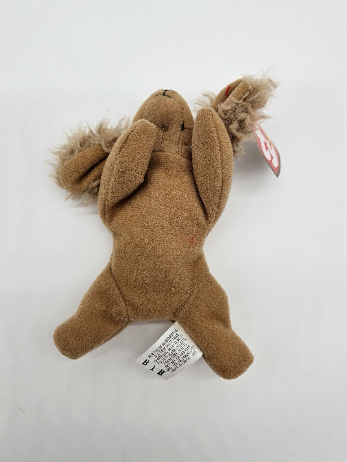 Ty Beanie Baby Spunky Dog 1997 Plush Stuffed Animal Toy Collectible Rare Vintage