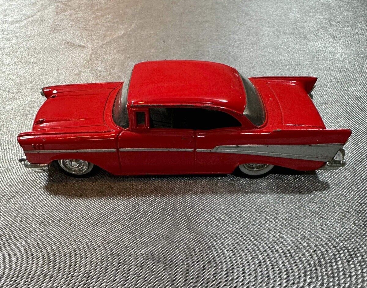 ERTL 1957 Chevrolet Two Door Hard Top - Red - China - 1:43 - New Old Stock