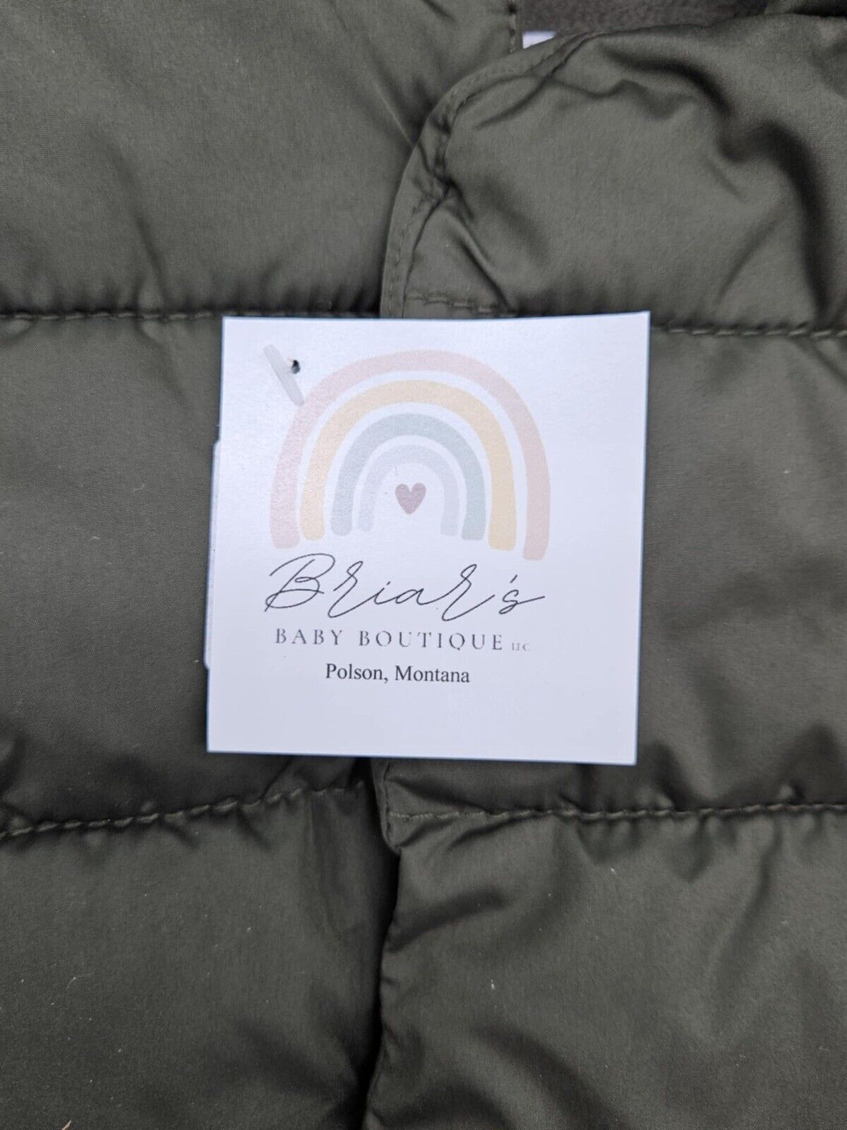 Old Navy Boys Dinosaur Puffy Jacket ~ 3/6 Months