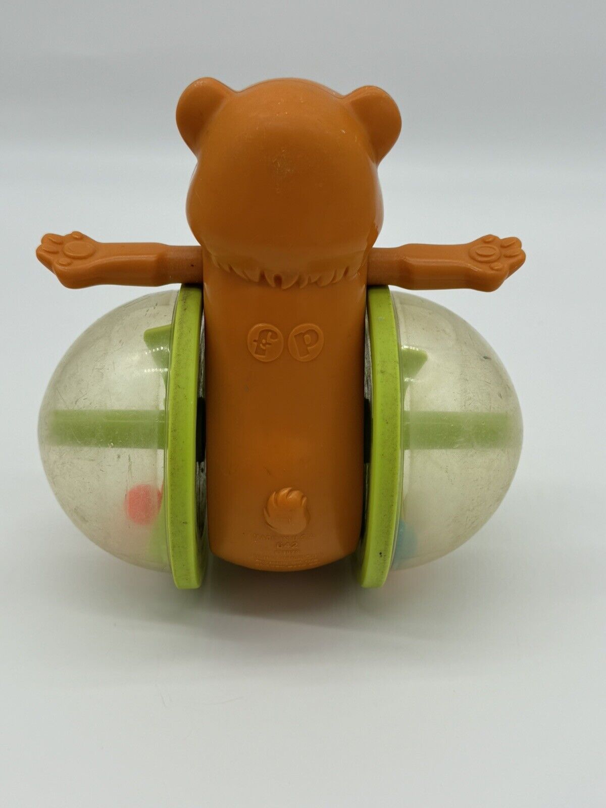 Fisher Price Vintage 1978 Bear Pull Toy - Very Much Played W/ Condition