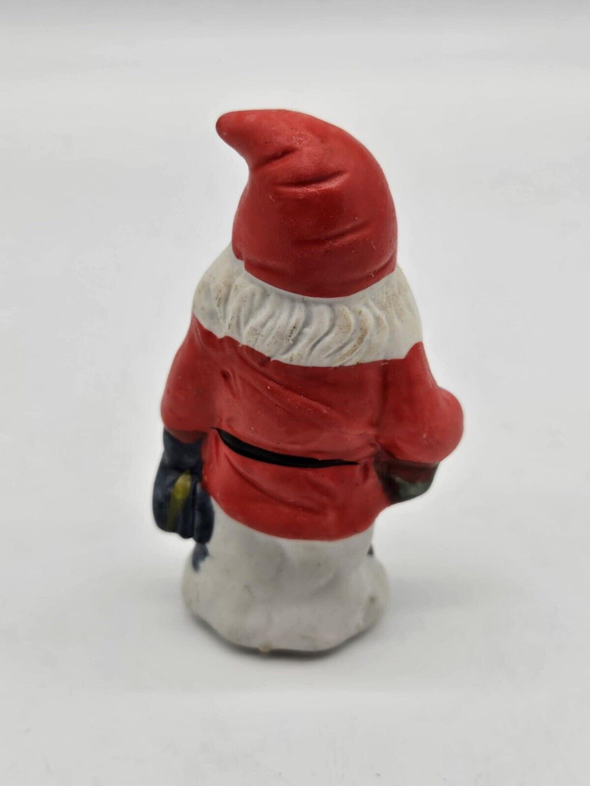 Vintage Ceramic Christmas Scary Gnome Santa Figurine