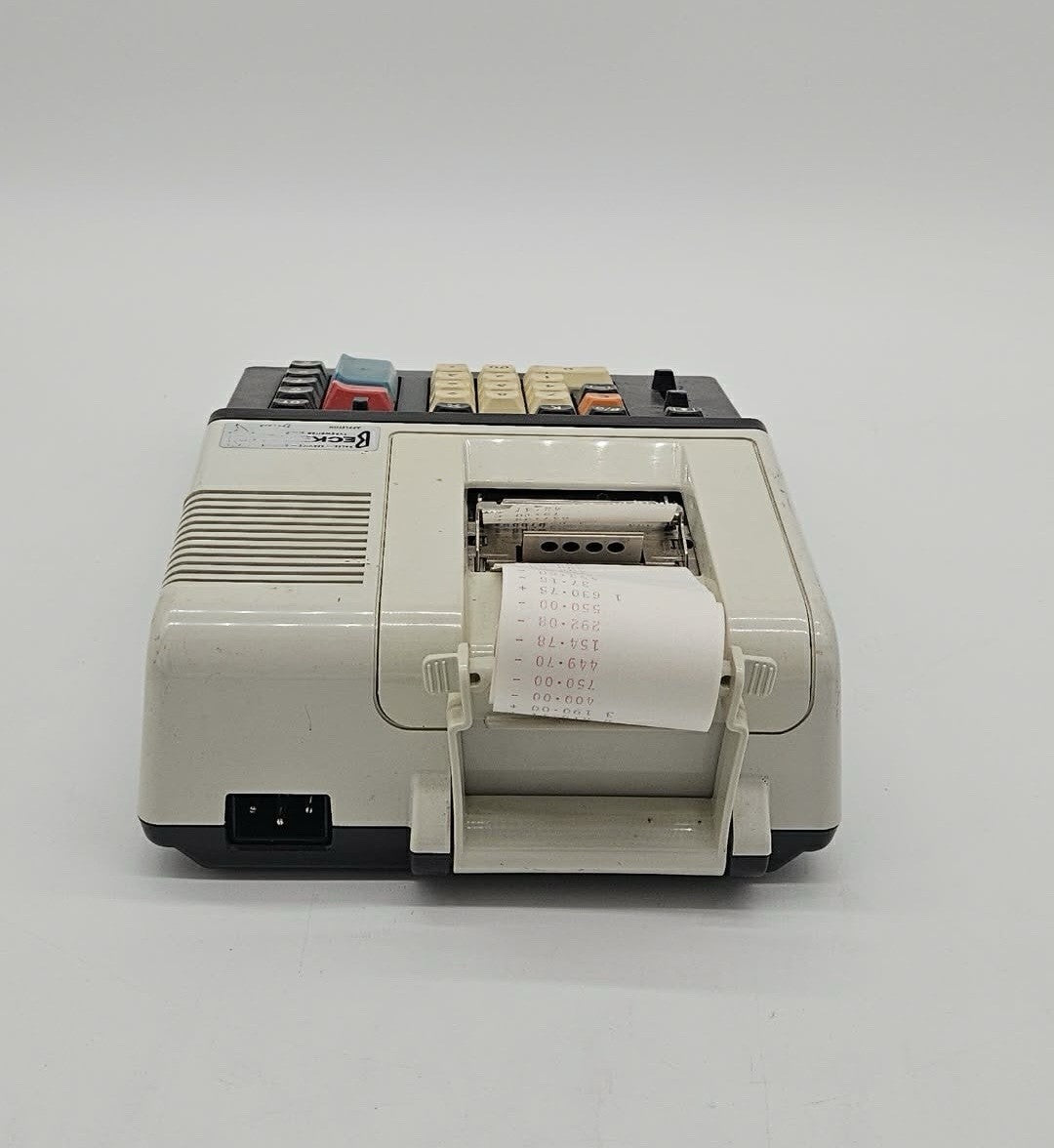 Vintage Adler 120PD Adding Machine Calculator w/ Paper Tape Working ~ RARE