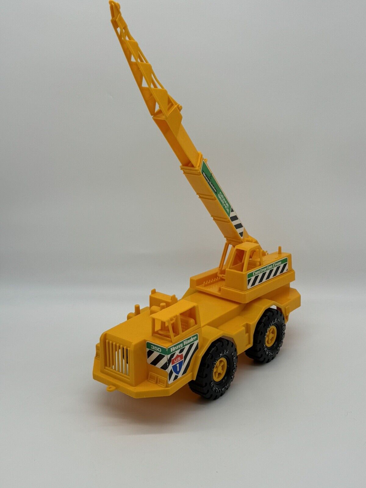 Vintage Processes Plastic Crane Truck Toy