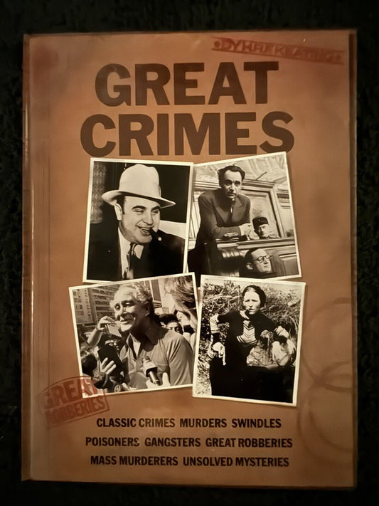 Vintage 1980’s Great Crimes by H.R.F. Keating 1987 HC/DC