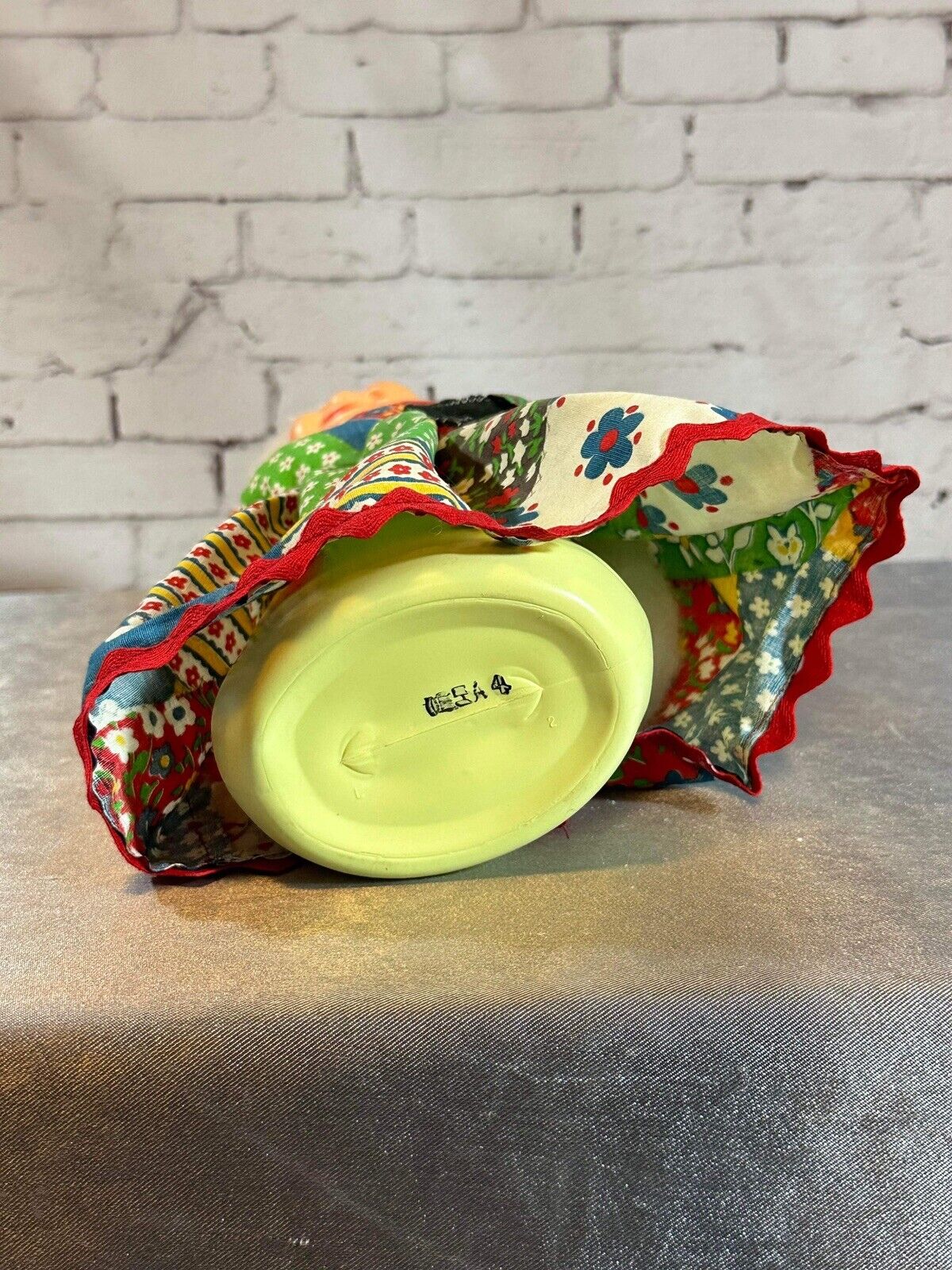 CUTE Vintage Patchwork Grandma Hand Crafted SOAP DETERGENT DOLL door Stop