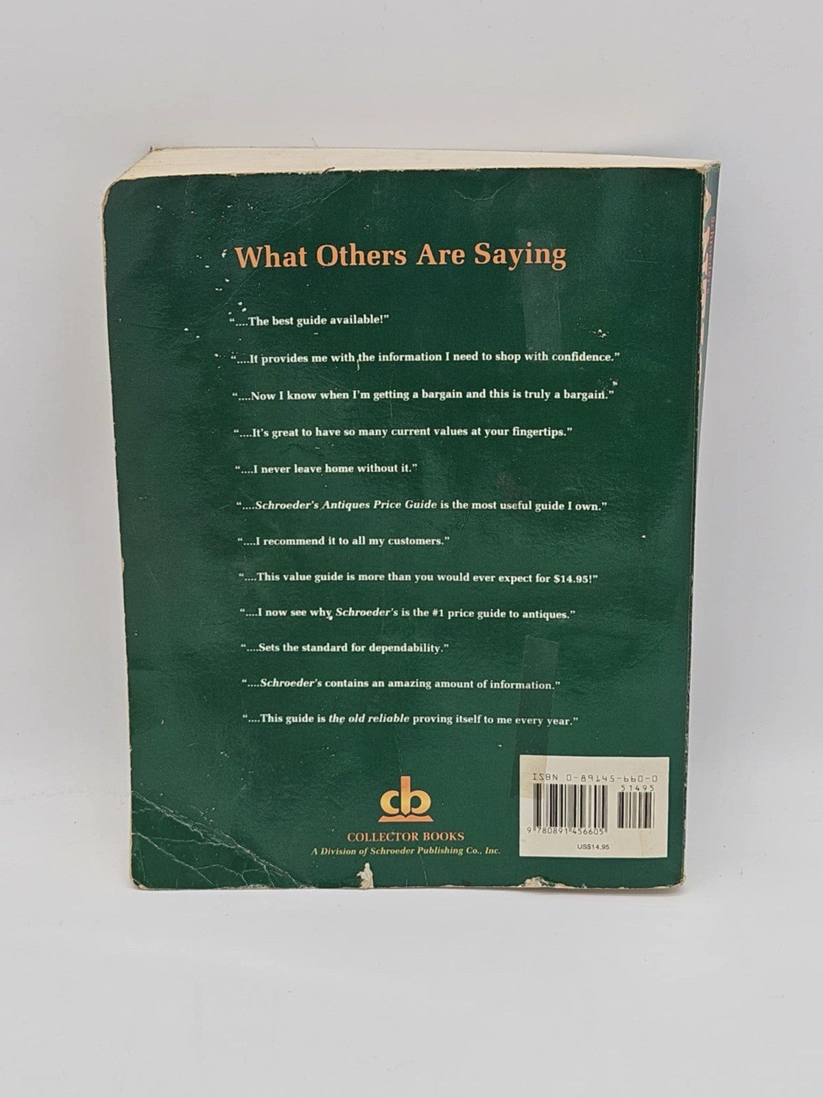 Vintage Schroeder's Antiques Price Guide 1996 14th Edition Collectibles Book