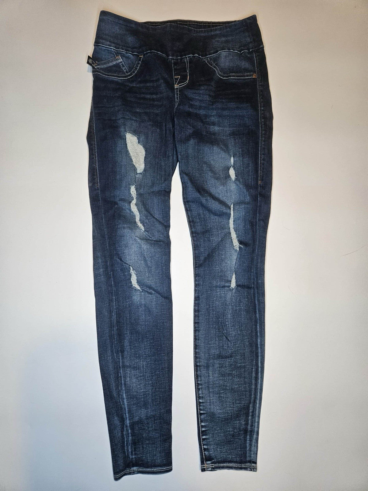 Rock & Republic Denim Rx Women’s Distressed Skinny Jeans Medium Wash Sz 2