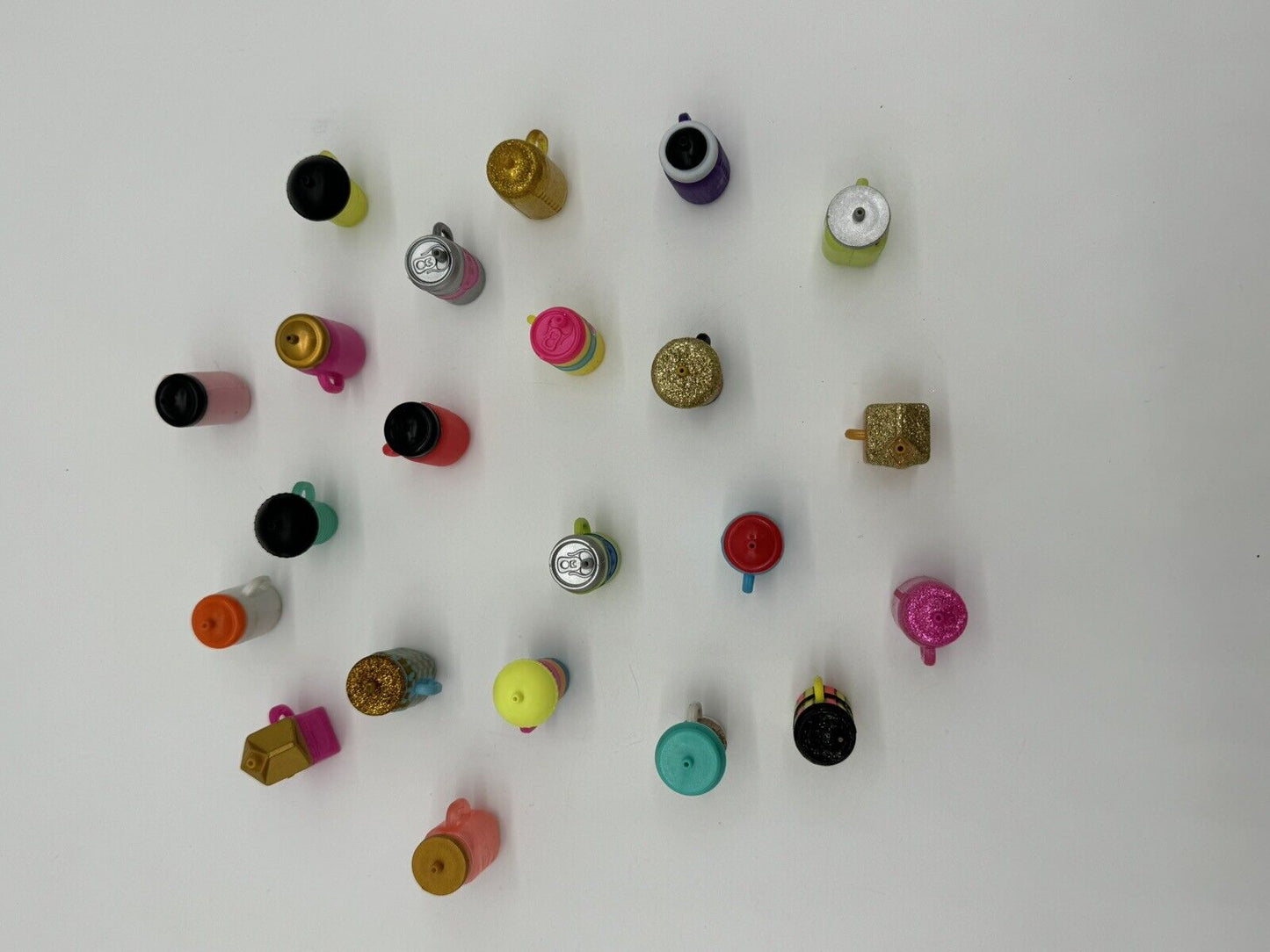 Lot of 22 OMG LOL Surprise Doll Accessories Drinking Cup Mug Bottles