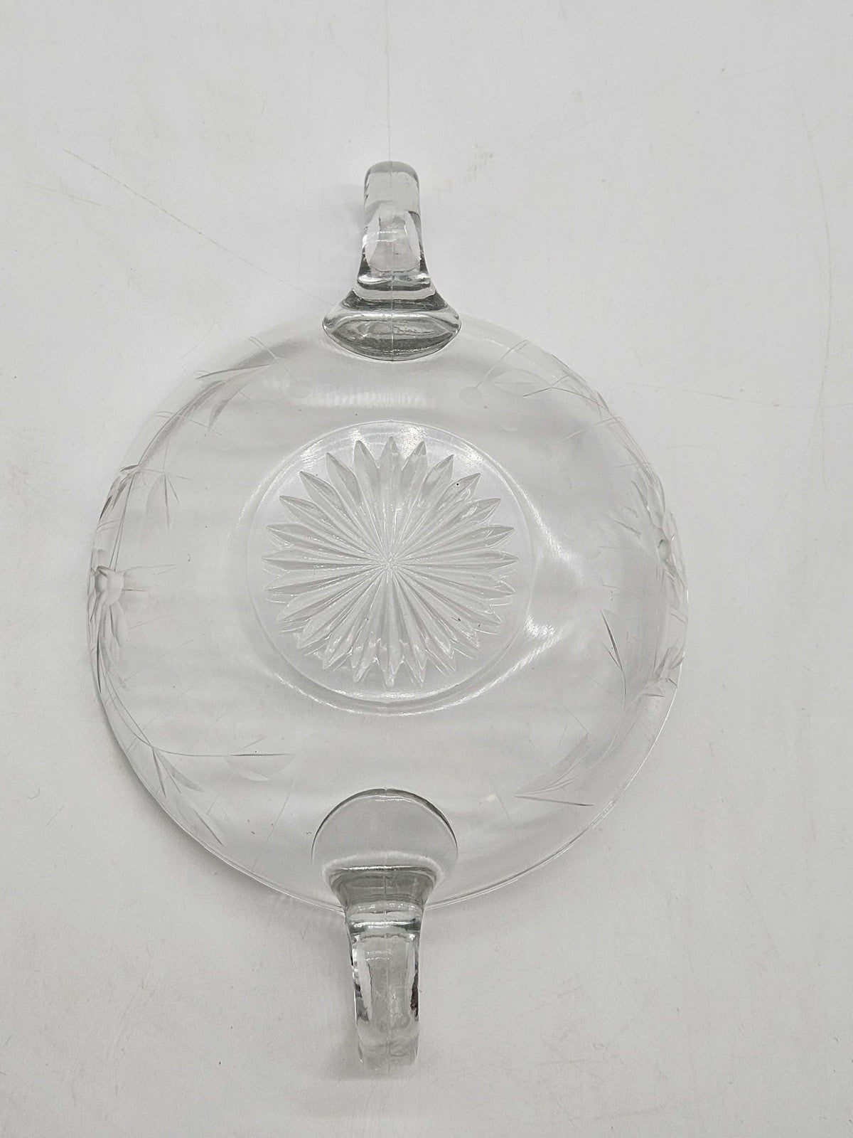 Imperial Crystal Candy Dish With Handles