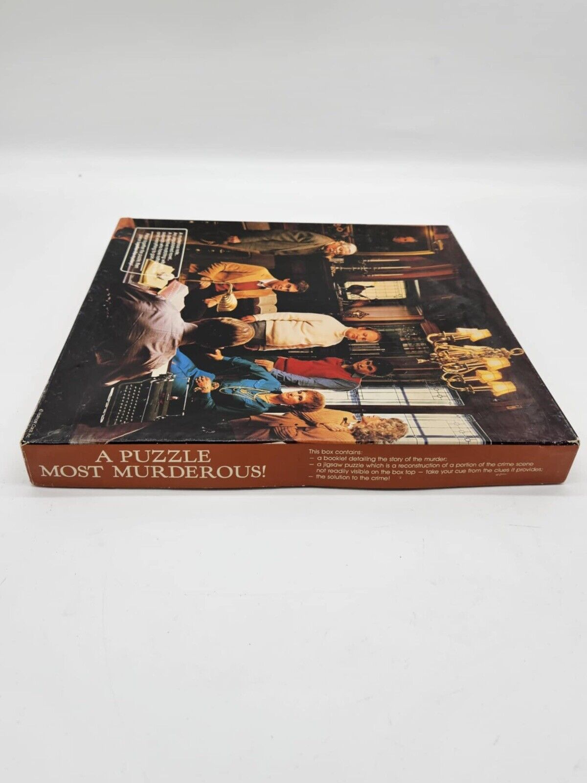 Vintage Springbok A Puzzle Most Murderous 500 Puzzle Mystery Murder w/ Book
